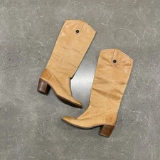 Frye JACKIE Tall Button Boots Sz 9 Cognac