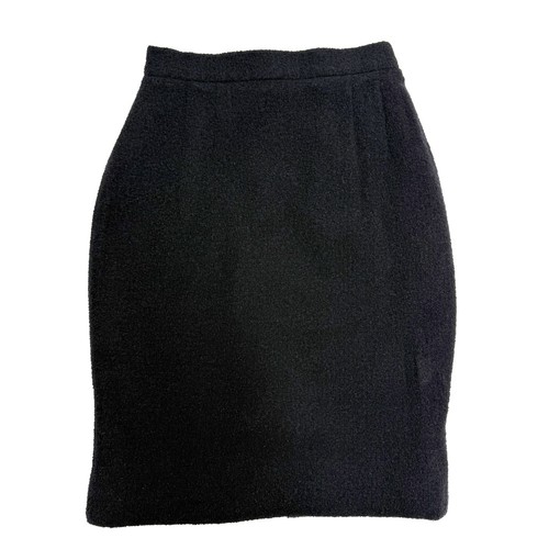 Valentino Boutique / Miss V, Valentino Boutique Vintage Women Pencil Skirt 6 Black Zip Corporate Italy 80/90s