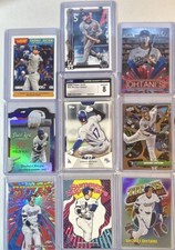 Topps Shohei Ohtani Dodgers  Trading Card Lot 9 