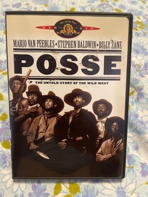 DVD Posse untold wild west  Mario Van Peebles Stephen Baldwin Billy Zane