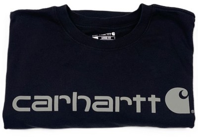 Carhartt Loose Fit Heavyweight Short Sleeve Logo Black T-Shirt  Size XXL 2XL