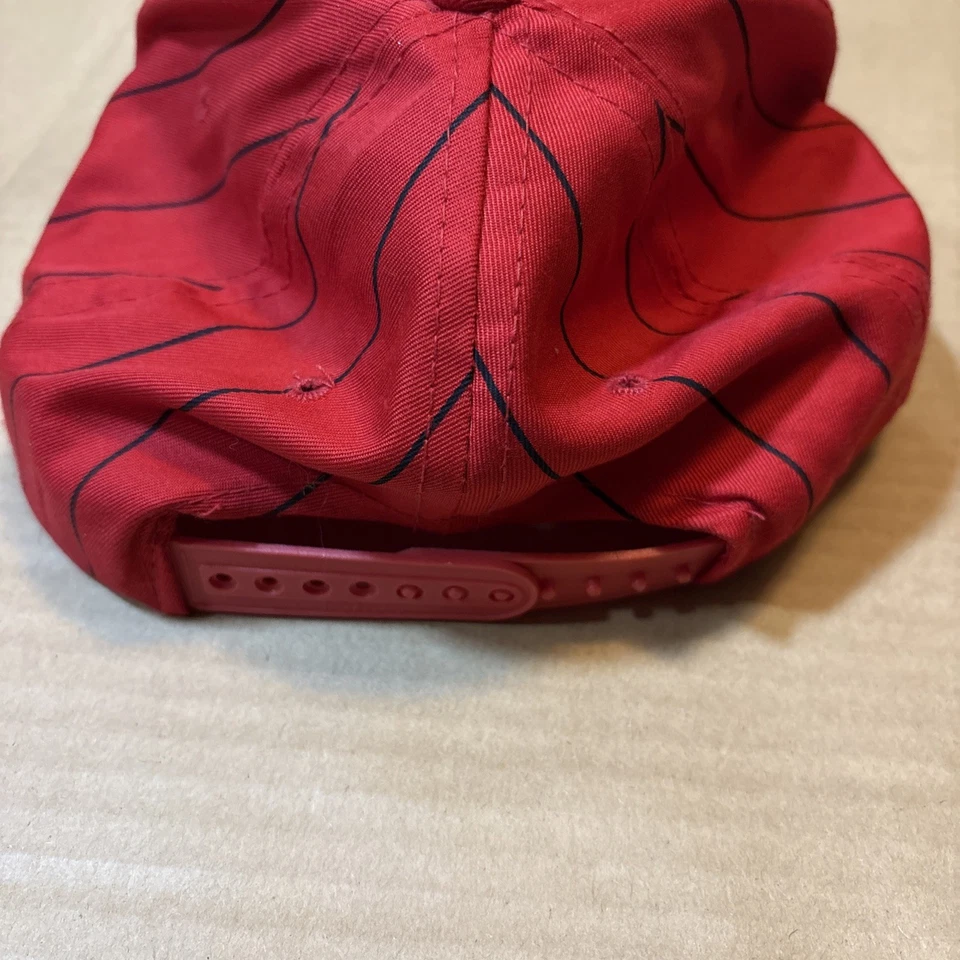 UNLV RUNNIN' REBELS Rojo/Negro NCAA De Colección Snapback Sombrero (OSFM) Rayas Foto 2 de 4