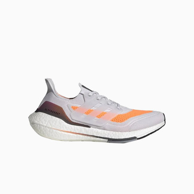 Adidas UltraBoost 21 Grey Screaming Orange BRAND NEW!!! FY0375 AUTHENTIC MEN'S