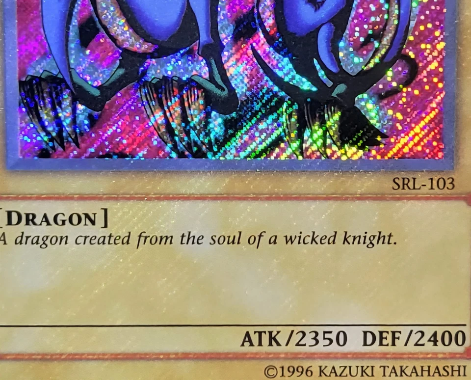 Yugioh Serpent Night Dragon SRL-103 Secret Rare Holo Bleed PSA 9 Mint - Image 3 of 3