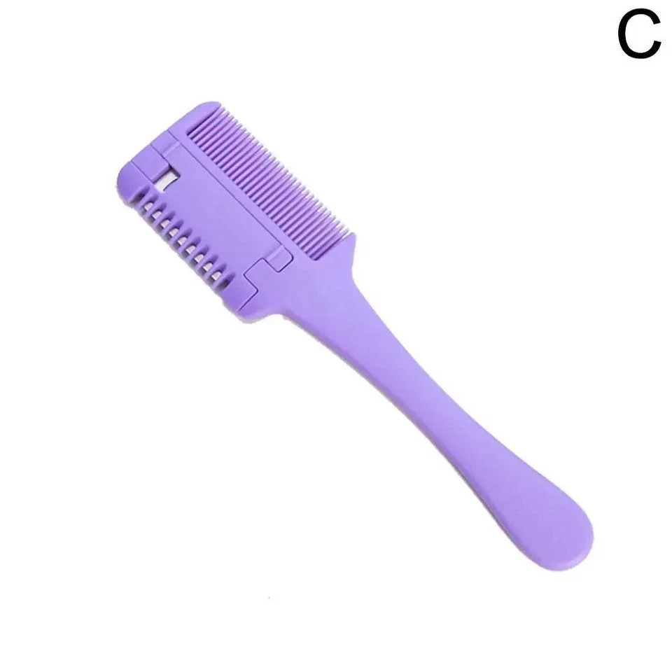 Hair Cutting Comb, Razor Comb, Double Sided Hair Razor & Comb black ...