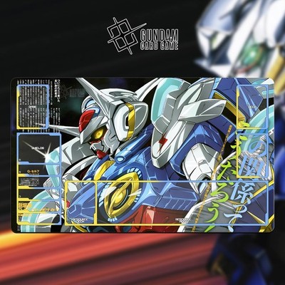 Gundam TCG Spielmatte 24x14'' (60*35cm) | Gundam G-Reco - genähte Kanten