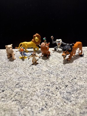 Vintage Disney The Lion King Applause PVC Figure Lot - Simba Scar Pumbaa Nala