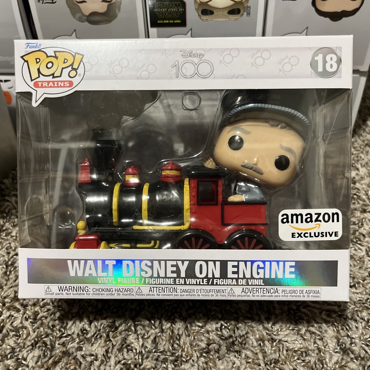 【新品未使用】Funko Pop! Walt Disney on Engine Amazon.com: Funko POP! Trains: Disney 100 - Walt Disney on