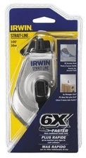 Irwin 1932877 Strait-Line Gray Chalk Line Reel 100 ft.