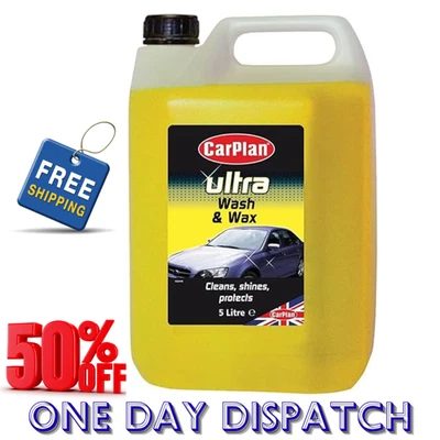 CarPlan Ultra Wax & Wash Car Shampoo, 5 L (Packaging may vary) - Image 1 of 4