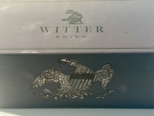 Rare WitterBrick John Dannreuther Edition Empty Slab Storage Box Witter Coin