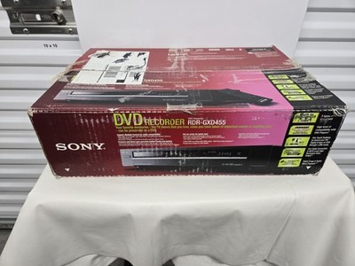 Sony RDR-GXD455 DVD Recorder W/Tuner and Upscale Boxed Remote Tested and Works