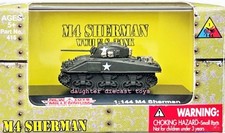 WWII Army M4 SHERMAN TANK 1:144 Scale-Intricate mini-replica in Pristine