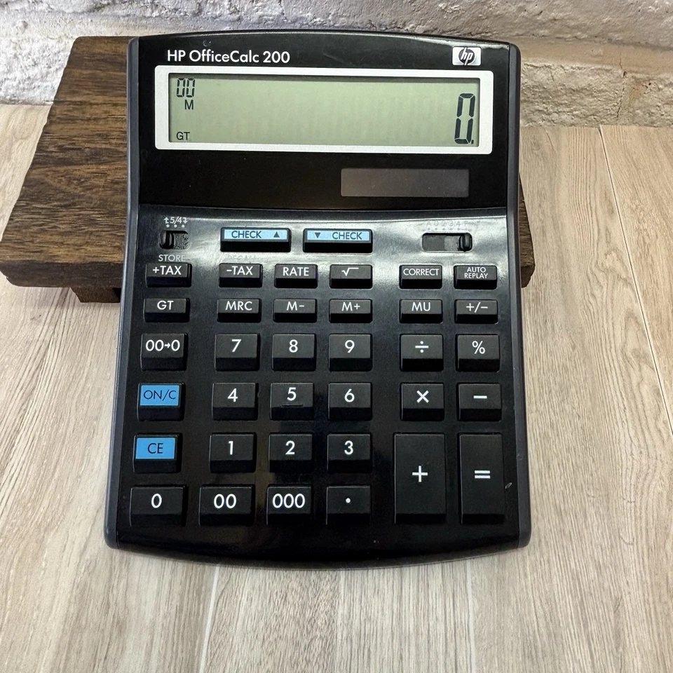 HP OfficeCalc 200 II Desktop Calculator Accounting Math - Image 4 of 4