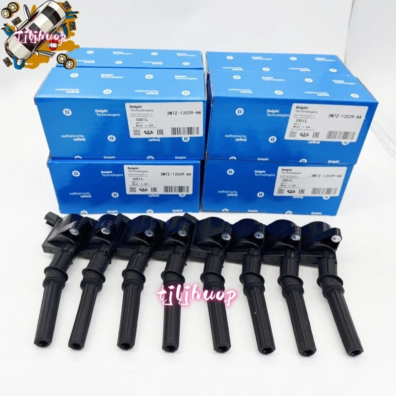 Delphi 8Pcs Ignition Coils DG508 For Ford F-150 Lincoln Expedition 3W7Z-12029-AA - Изображение 2 из 4