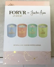 FORVR MOOD BY JACKIE AINA SET OF 4 2.5 OZ SCENTED VOTIVE CANDLES