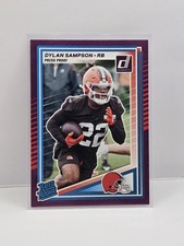 2025 Donruss Football Dylan Sampson Rated Rookie Purple Press Proof