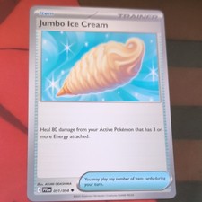 Pokemon TCG Jumbo Ice Cream 091/094 Phantasmal Flames Regular ENG