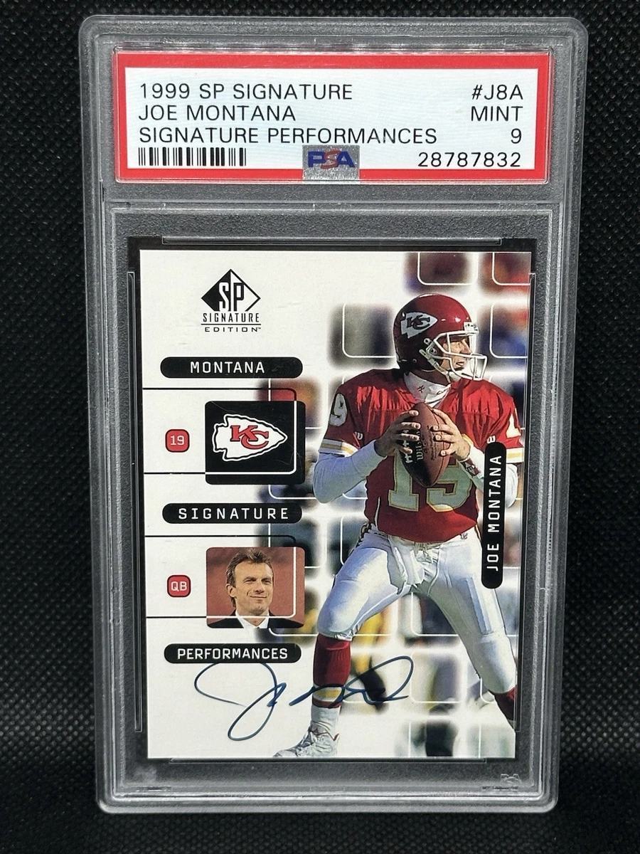 1999 SP Signature Edition Joe Montana #J8A for sale | eBay