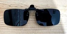 Polarized Clip On Flip Up Sunglasses (Black)