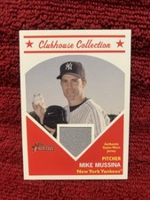 Topps 2008 Heritage Mike Mussina Yankees Clubhouse Collection Relic #CCMM