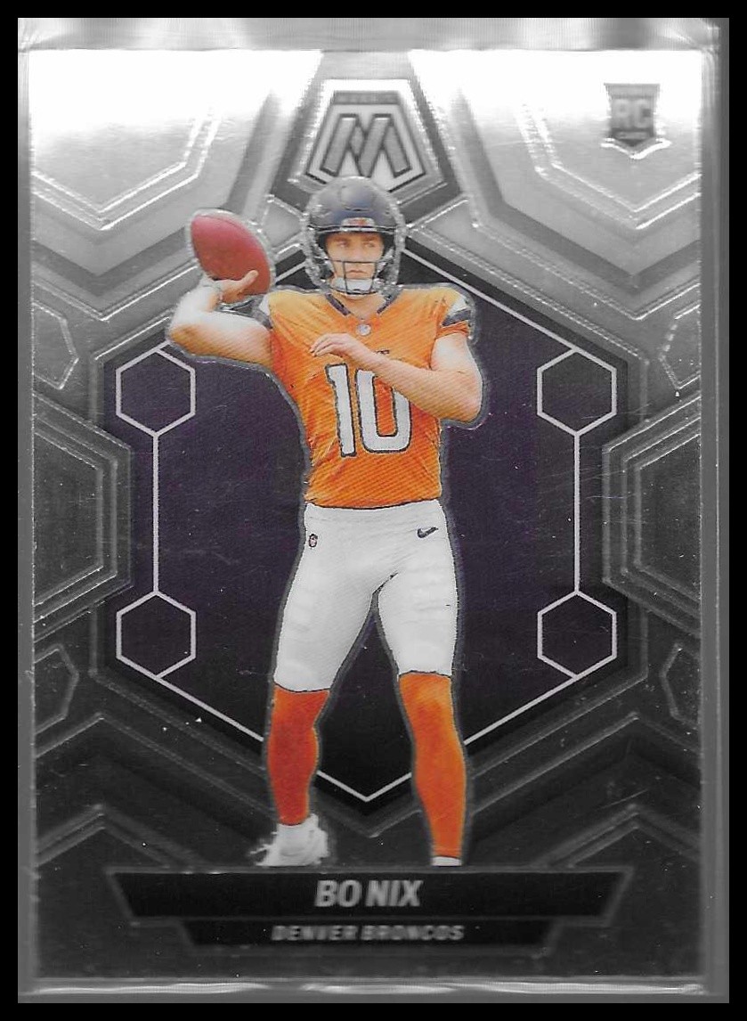 2024 Panini Mosaic Bo Nix #312 RC Broncos QB Rookie BASE NFL Card