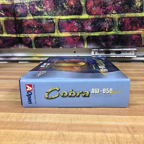 AOpen Cobra AW-850 Deluxe Sound Card NIB New in Box Vintage PCI for Retro Gaming - Picture 5 of 7