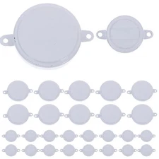 80 Pcs Metal Oil Drum Plugs Bung Caps Seal Caps for 200 Barrels