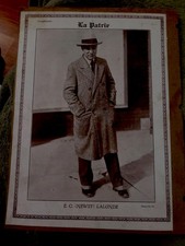 1927-28 NEWSY LALONDE LA PATRIE PREMIUM PHOTO NHL HOCKEY MONTREAL CANADIENS HHOF