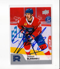 JOSEPH BLANDISI autographed SIGNED '20/21 Upper Deck AHL  card LAVAL ROCKET