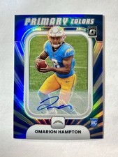 2025 Donruss Optic Omarion Hampton Primary Colors Prizm Rookie Auto RC /199
