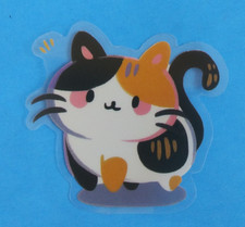 Fun Colorful Cats  Kittens Transparent Sticker 2.18" x 2.25" AW 