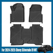 Tpe 3d Floor Mats Liners Cover Fits 2024 2025 Chevy Silverado Ev Wt All Weather Tpe 3d Floor Mats Liners Cover Fits 2024 2025 Chevy Silverado Ev Wt All Weather