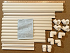 Q-Snap Portable Pvc Quilting Frame 38 x 32 x 28 Embroidery Sewing Complete w/box