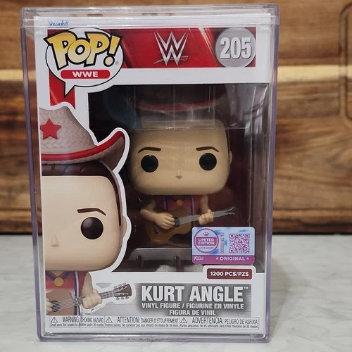 Funko Pop! Vinyl WWE Kurt Angle #205 Limited Edition 1200 PCS damaged box