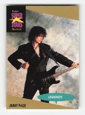 1991 Pro Set SuperStars MusiCards #17a Jimmy Page