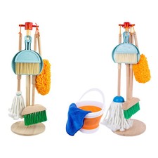Kids Cleaning Playset Toddlers Broom and Cleaning Set Kids Broom Housework