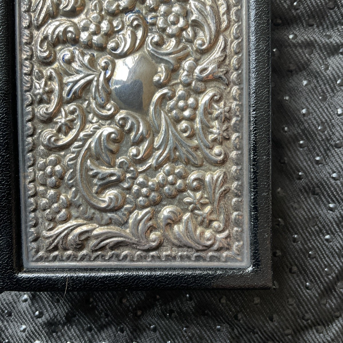 Burgess & Bowes Sterling Silver fronted Fine Leather Midget Series