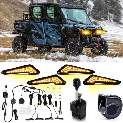 Street Legal UTV Turn Signal Horn Plug Play For Kawasaki Ridge