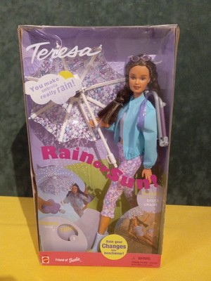 Mattel Teresa Barbie Fashion Doll Vintage Y2K 2000 Rain or Sun Shine #29181
