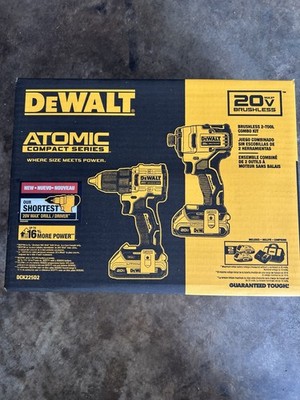 DEWALT 20V Max Cordless Brushless Drill Impact Combo Tool Kit 2-Piece
