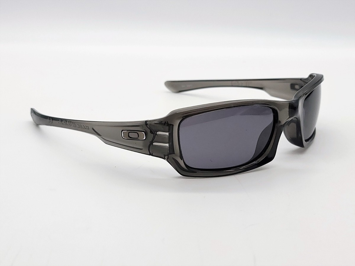 OAKLEY 4+1 Fives Squared 03-441 Gray Plastic Rectangular
