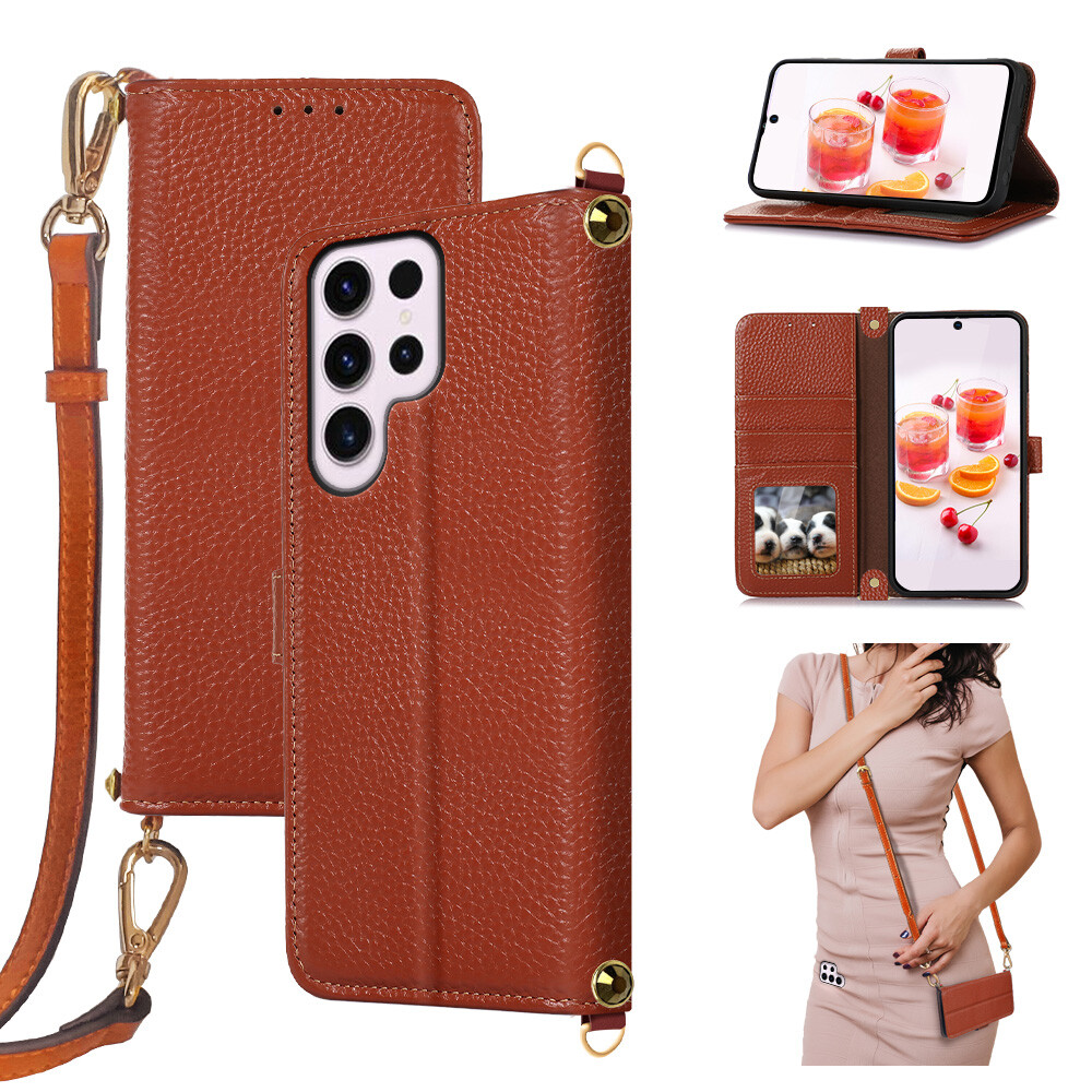 Samsung Galaxy A70 Case HandyhÃ¼lle Samsung A70 Leder Phone Case