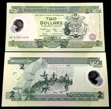 Solomon Islands 2 Dollars 2006 Banknote World Paper Money UNC Currency Bill Note