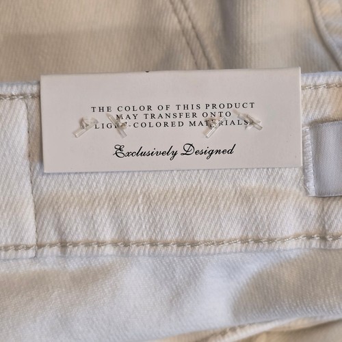 Jeans Judy Blue tiro medio calce relajado nuevos con etiquetas para mujer 18W blancos - Imagen 13 de 17