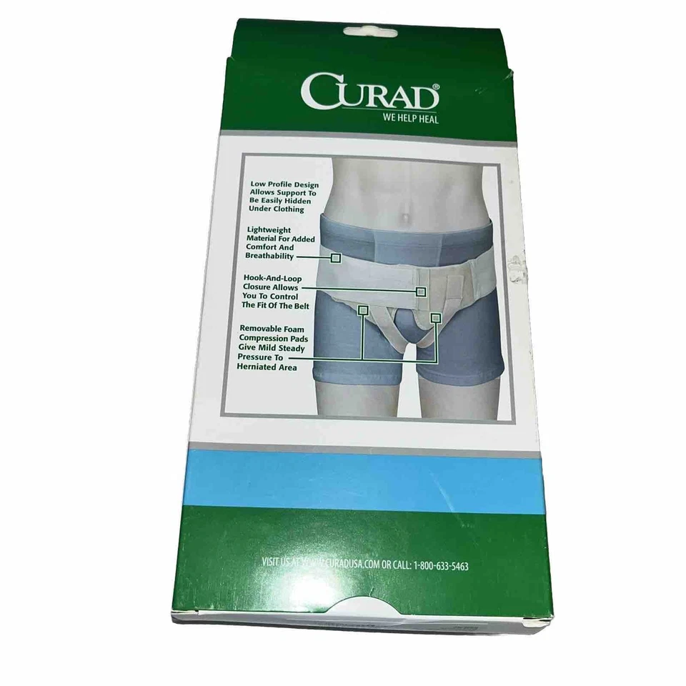 Curad 疝气带压缩大号全新 — 第 3/3 张图片