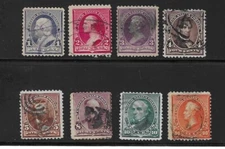 US Stamp # 219-229....1890 Regular Issue....Used....Partial Set