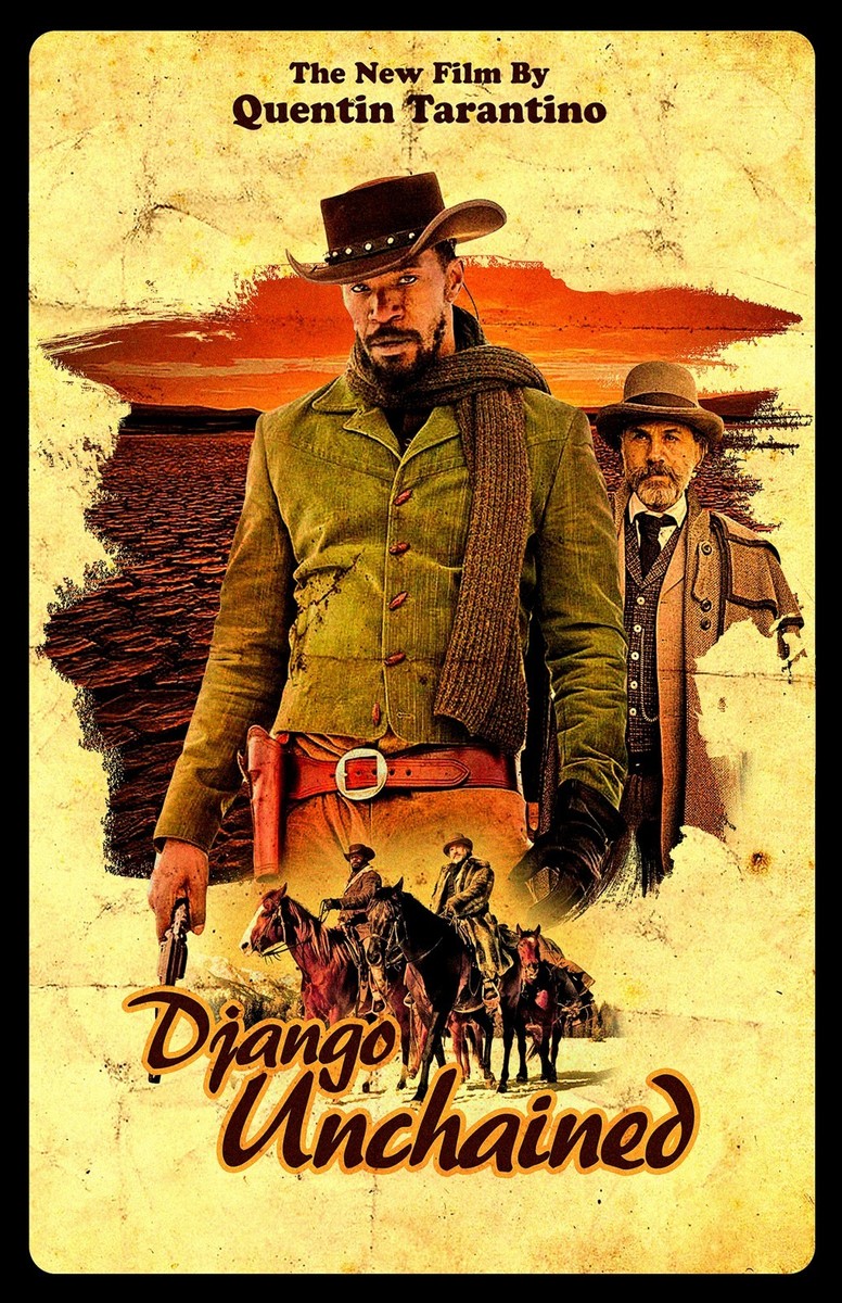 Django Unchained movie poster (b) : 11 x 17 inches - Quentin