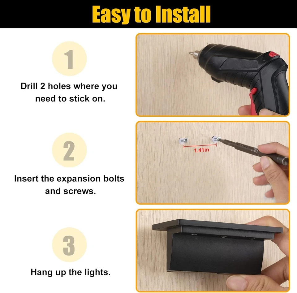 2/4/6Pack светодиодная солнечная энергия лестница свет открытый сад дорожка ступенька настенная - Изображение 3 из 4