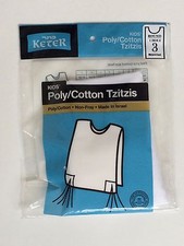 Children's Poly/Cotton Tzitzis, Tzitzit Sizes 2-7 Sefard FREE SHIPPING